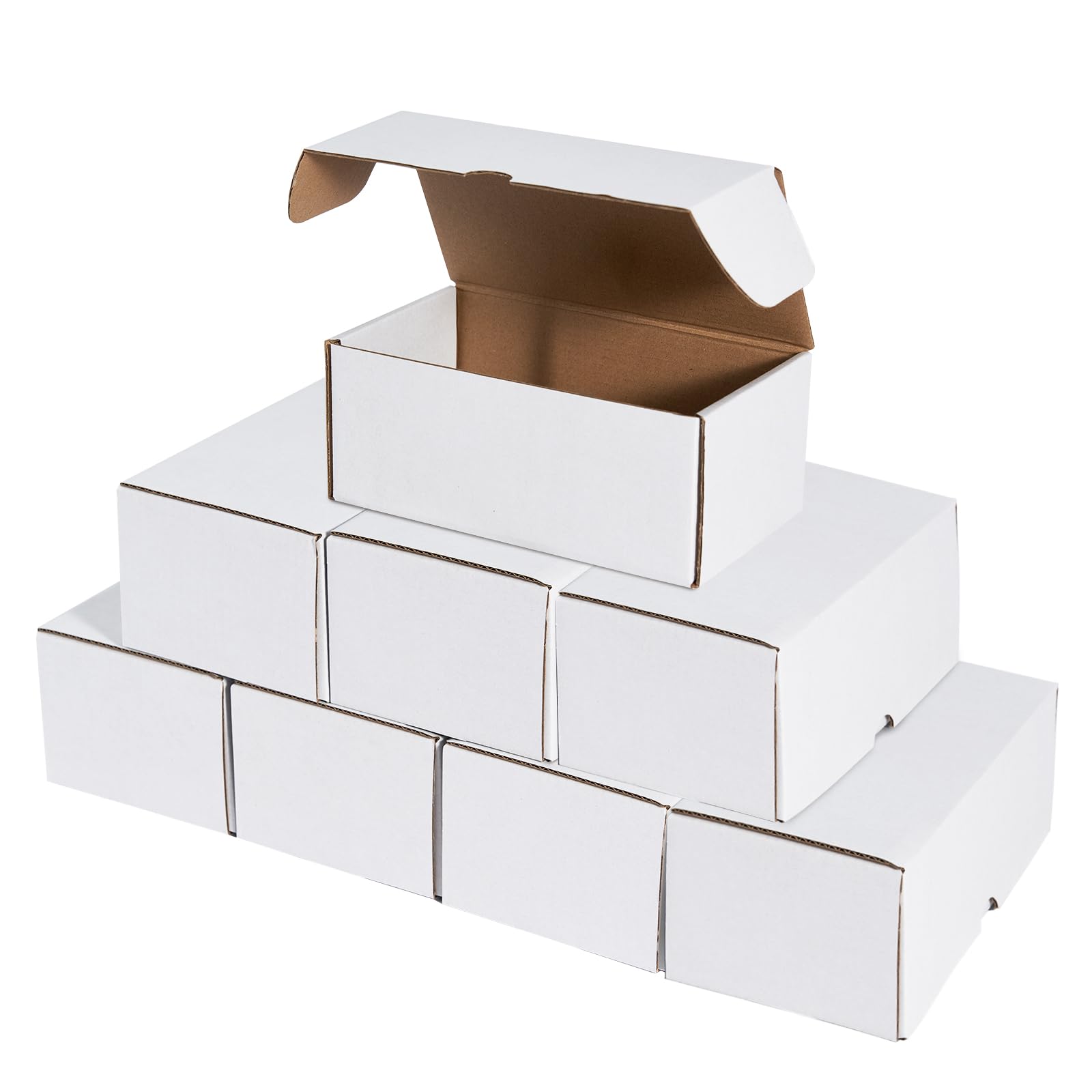 Bafeil 8 Pcs 400 Count Trading Card Storage Box, Card Storage Cases for Trading Cards, Collectible Sports Cards, Baseball, Football, Basketball - Durable Trading Card Box & Card Case