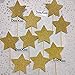 AmyHomie Happy Birthday Banner, Party Decorations/Supplies, Tinsel Foil Fringe Curtain Backdrop, Confetti Balloons, Gold Set Perfect for Celebration