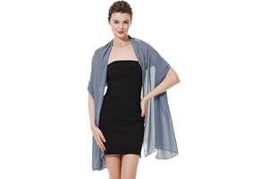 BEAUTELIATE Soft Chiffon Scarfs Shawls and Wraps for Evening Dresses Bridal Wedding Shawl Wraps