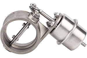 Exhaust Control Valve Universal Car 2.5" Fits 63mm OD Pipe Vehicle Accessory Air Vent Outlet Replacement Parts(Normally Open)