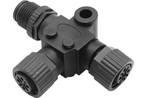 ZUDKSUY Waterproof NMEA 2000 (N2k) (Tee) T-Connector Replacement for Garmin Replacement for Lowrance Replacement for Simrad R