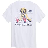 Vineyard Vines Men's Pup Cup Short-Sleeve Pocket Tee