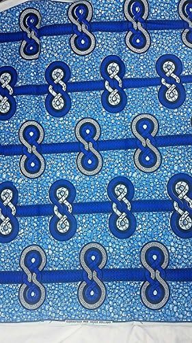 Julius Holland - Waxblock - African Fabric Light Blue (2 yards)