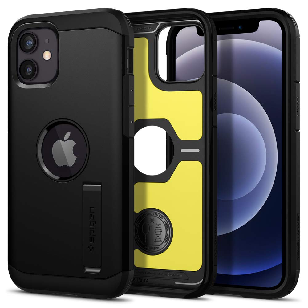 Spigen Tough Armor Case Compatible with iPhone 12 mini - Black — image 1