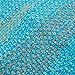 FEESHOW Handcrafted Crochet Knitting Mermaid Tail Sofa Cocoon Blanket for Toddler & Small Children (Lake Blue, 3-7 Years)