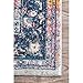 nuLOOM Lilah Vintage Medallion Accent Rug, 3x5, Blue