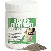 Seizure Support Powder for Dogs &amp; Cats &ndash; Natural Epilepsy Supplement, 100g | Helps Reduce Frequency &amp; Intensity of Seizures | Calming, Tasty, Safe Formula