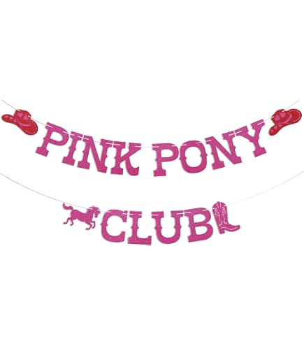 Xo, Fetti Pink Pony Club Konfetti – 200 Stück Glitzernde Western-Deko Für Junggesellinnenabschied & Party