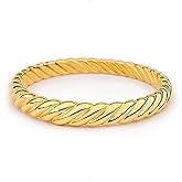 STORYJEWELLERY Gold Plated Rings for Women, Stackable Rings, Ring Bands for Women, Statement Ring, Gifts for Her