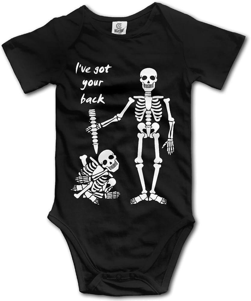 newborn skeleton onesie