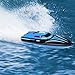 TOYEN Remote Control Boat for Lakes, Pools and Outdoor Adventure,H100 Remote Controlled RC Boats for Kids or Adults 4CH High Speed Electric RC Boat