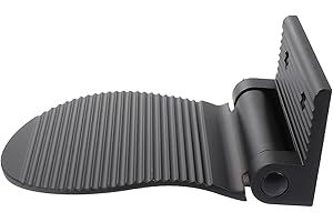 Cabilock Bathroom Shower Footrest Anti-Slip Pedal Foot Support Step Aid Black No-Drill Feet Pad and Shoe