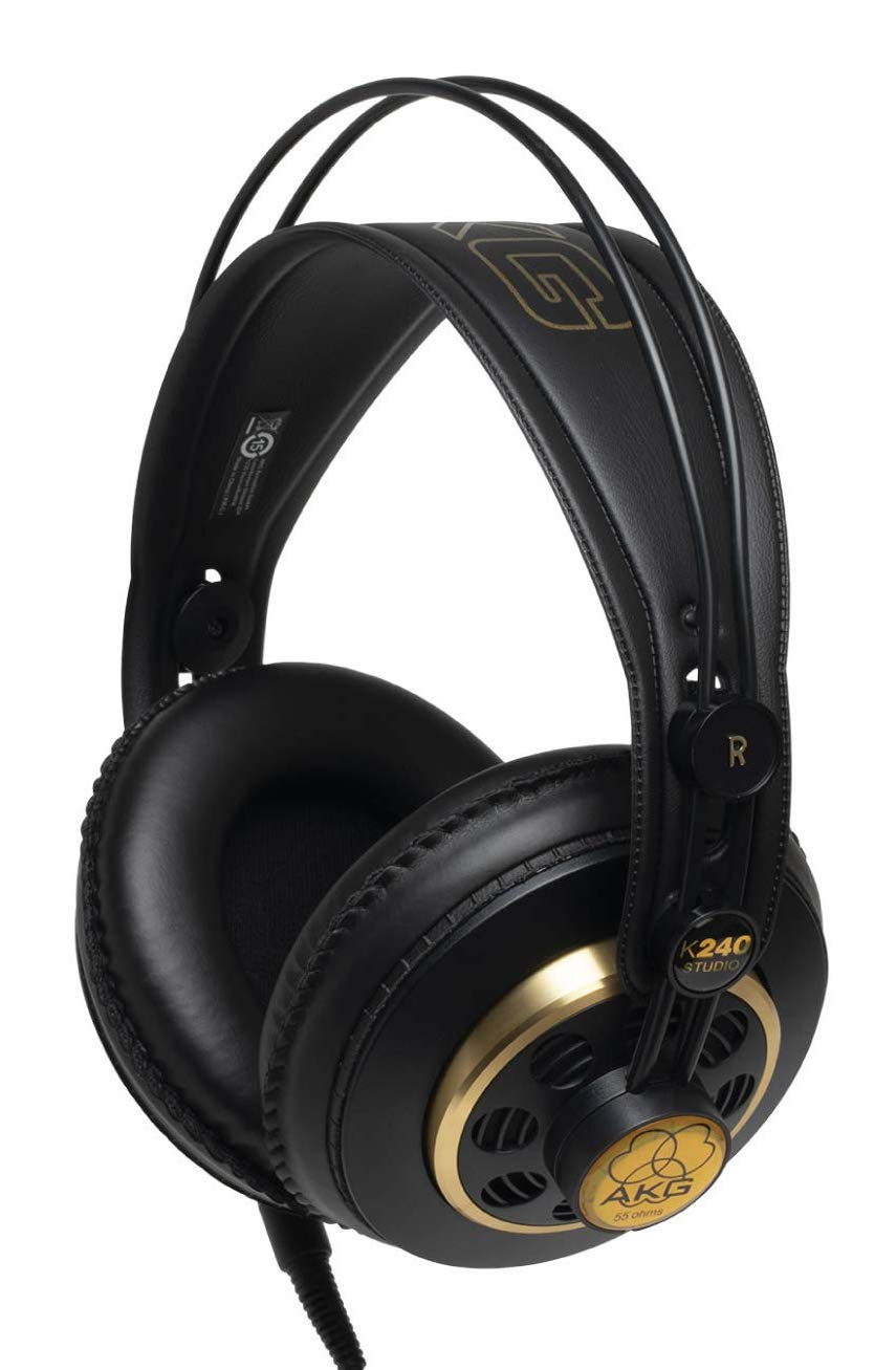 AKG Pro Audio K240 STUDIO Over-Ear, Semi-Open, Professional Studio Headphones- Buy Online in ...