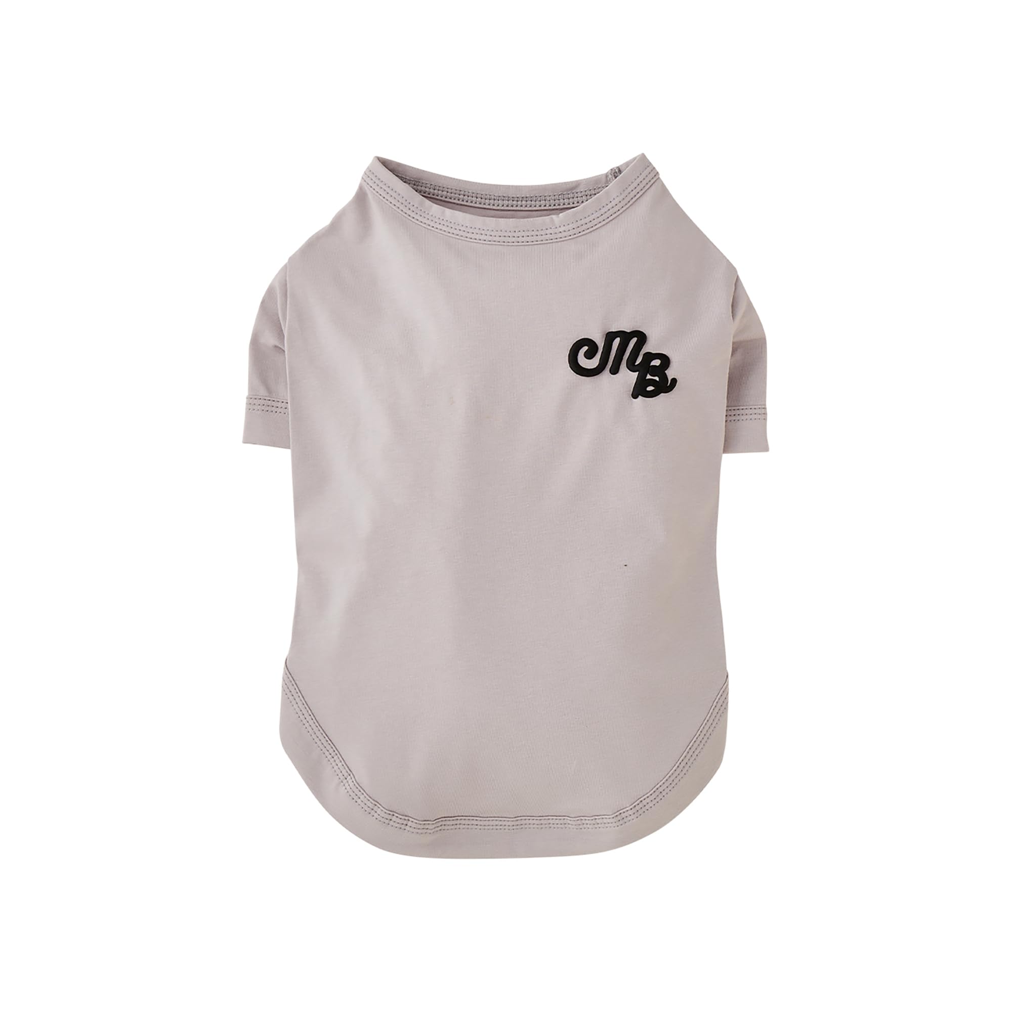 MANDARINE BROTHERS マンダリンブラザーズ パフィーロゴクールTシャツ PUFFY LOGO COOL TEE 犬 服 クール 夏服 防虫 ライトグレー XLB の商品画像