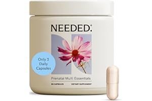 Needed. Multivitamin for Prenatal | Prenatal Multi Essentials Capsule - Pregnancy, Breastfeeding, Postpartum | Expertly-Formulated & Third-Party Tested, | 30-Day Supply