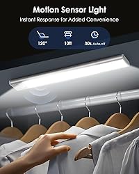 12in Under Cabinet Lighting, 2500mAh Rechargeable