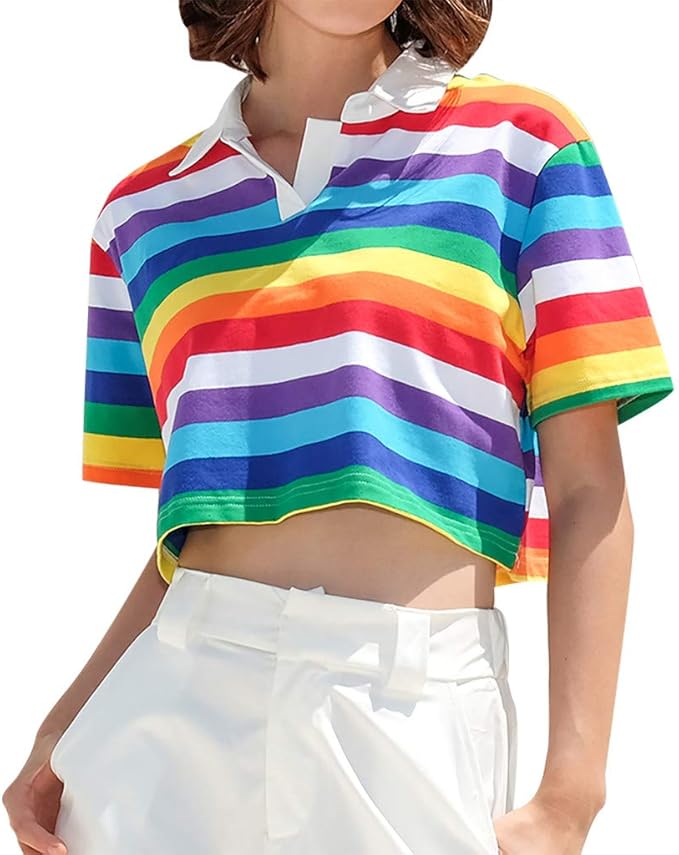 maglia con arcobaleno
