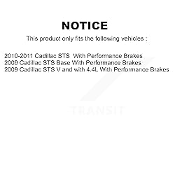 Transit Auto Front Ceramic Rear Semi-Metallic Disc