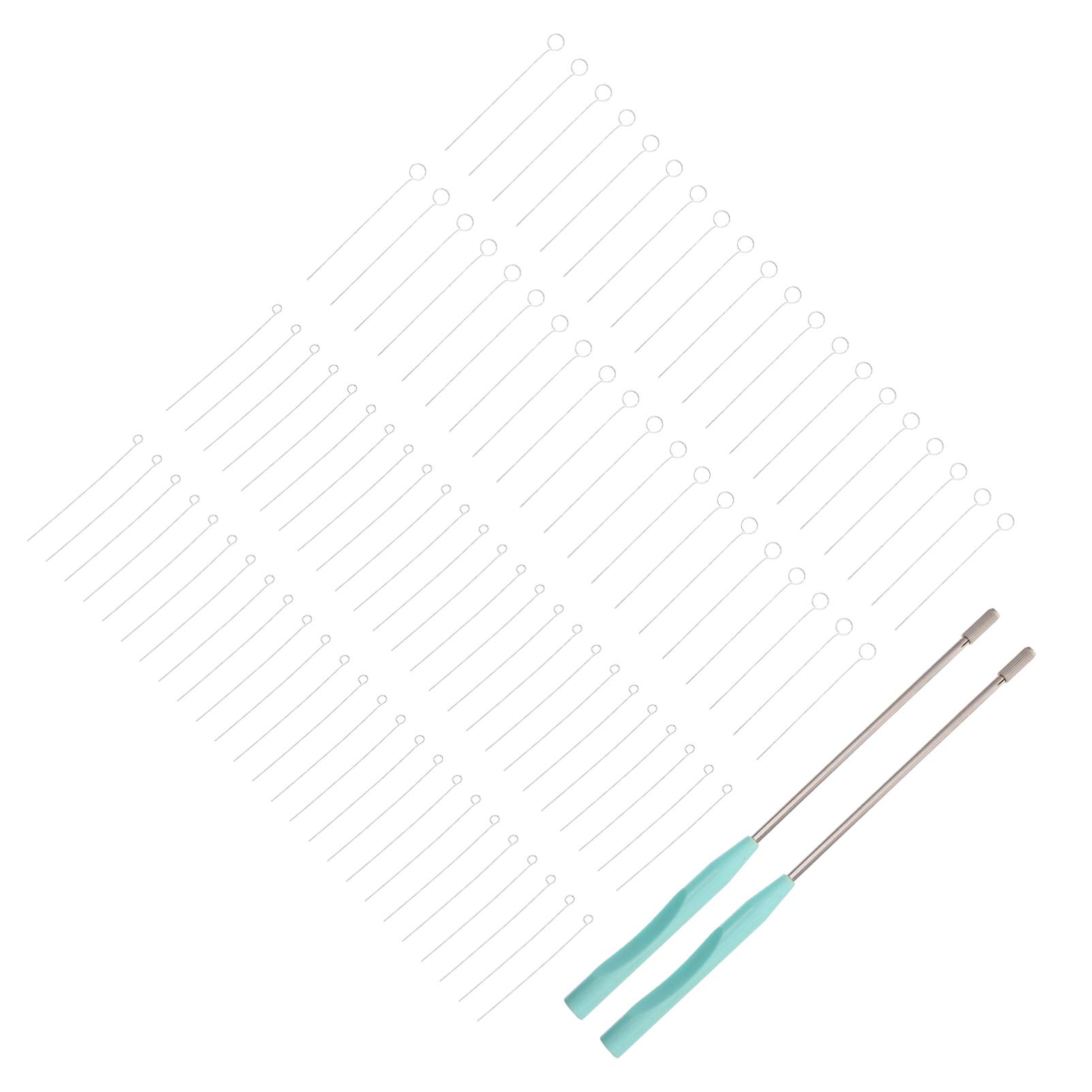ibasenice 92Pcs Microbiology Inoculation Rod Reusable Inoculating Loop Reusable Inoculation Rings for Lab Tissue Culture