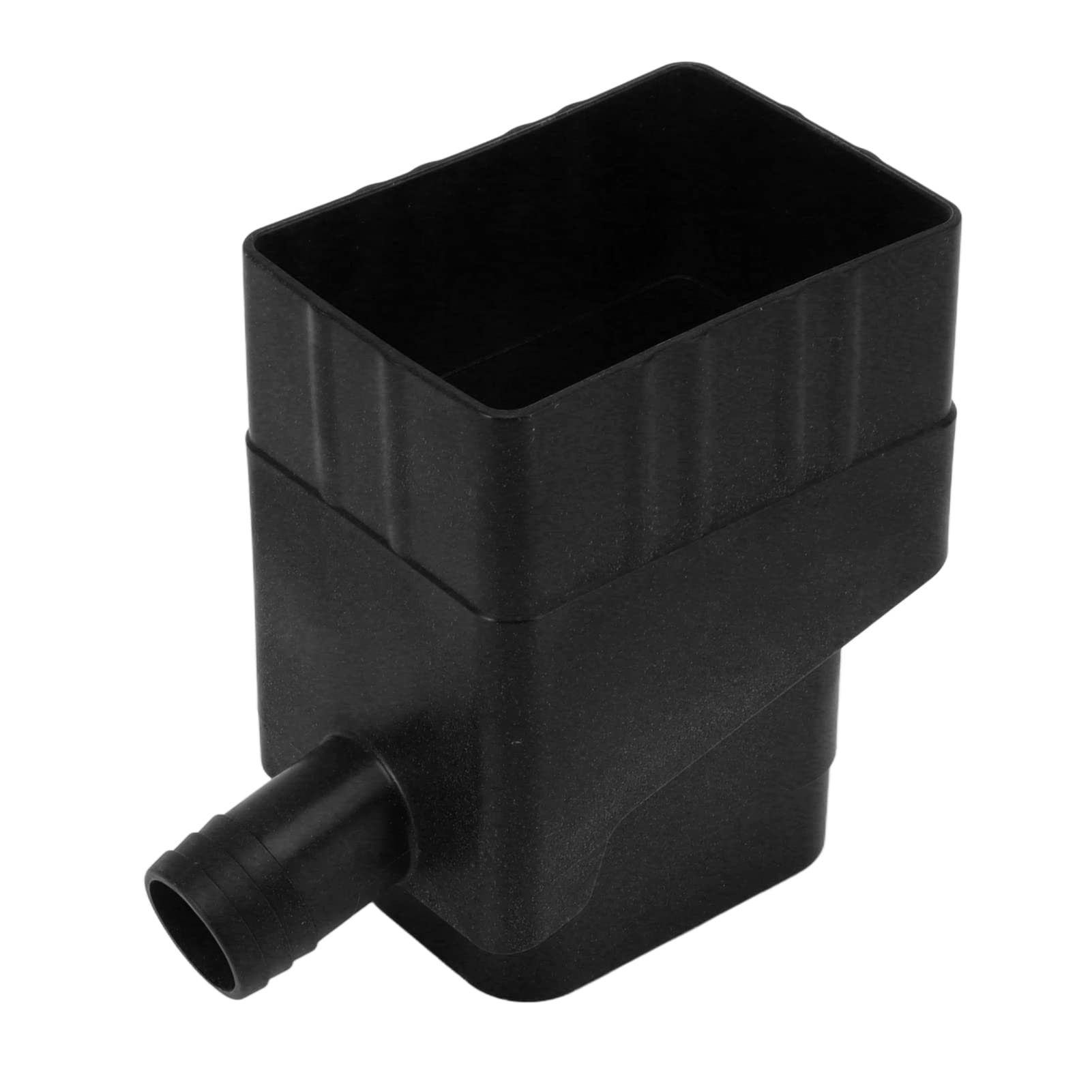 TOPINCN Rainwater Collection System, Standard Eco Friendly Easy To Install UV Resistant Downspout Diverter Kit Professional for Outdoor for Lawn (black)
