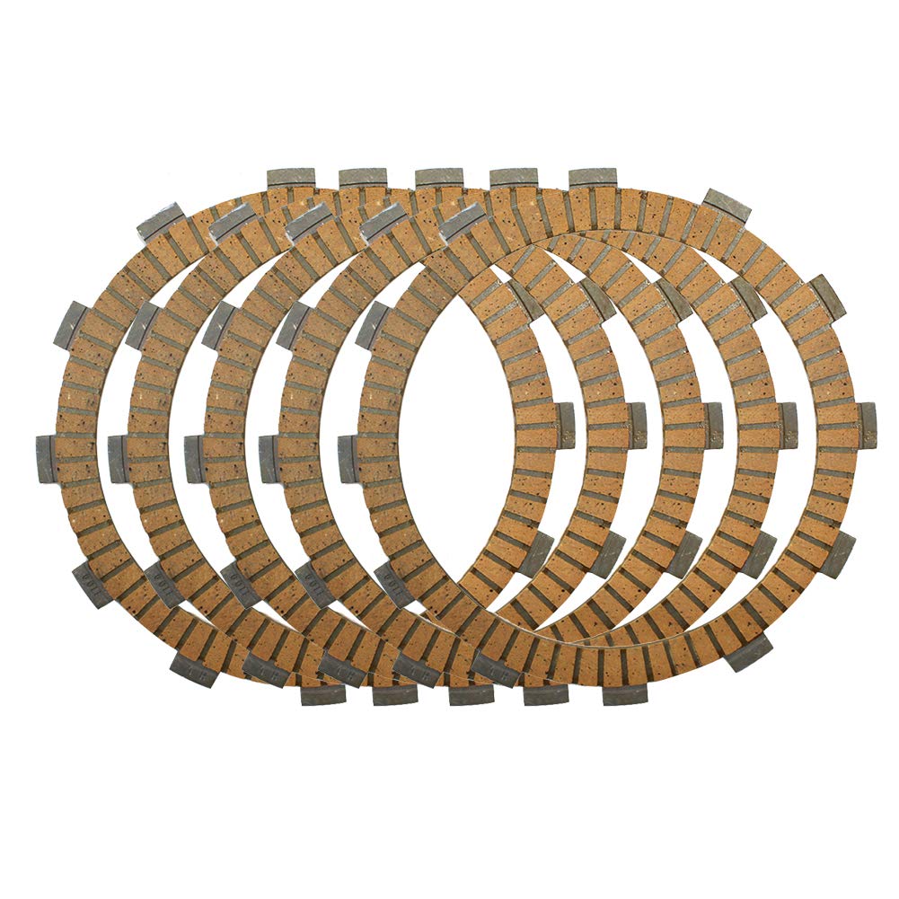 Road Passion Clutch Friction Plates 5 pcs for Kawasaki EX250 Ninja 250/250R 2006-2007 / ZZR250 EL250 Eliminator