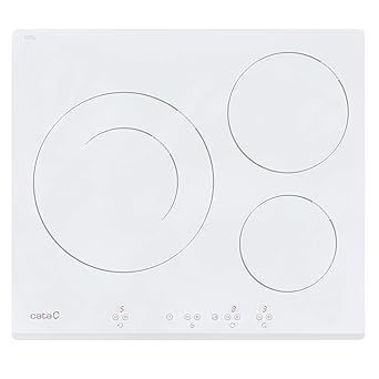 CATA IB 6030 WH (Integrado, con Placa de inducción, Blanco, 1200 W ...