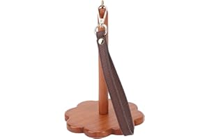 Wrist Yarn Holder, Wooden Portable Yarn Organizer Stand with 360 Rotating Buckle for Knitting Crochet Craft Lovers