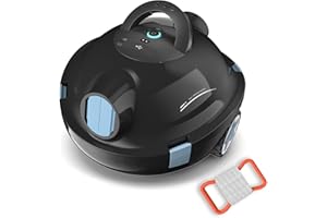 OUCAXIA Cordless Robotic Pool Cleaner, Automatic Pool Vacuum - 90 Mins Runtime, Powerful Suction, Self-Parking, Lightweight f