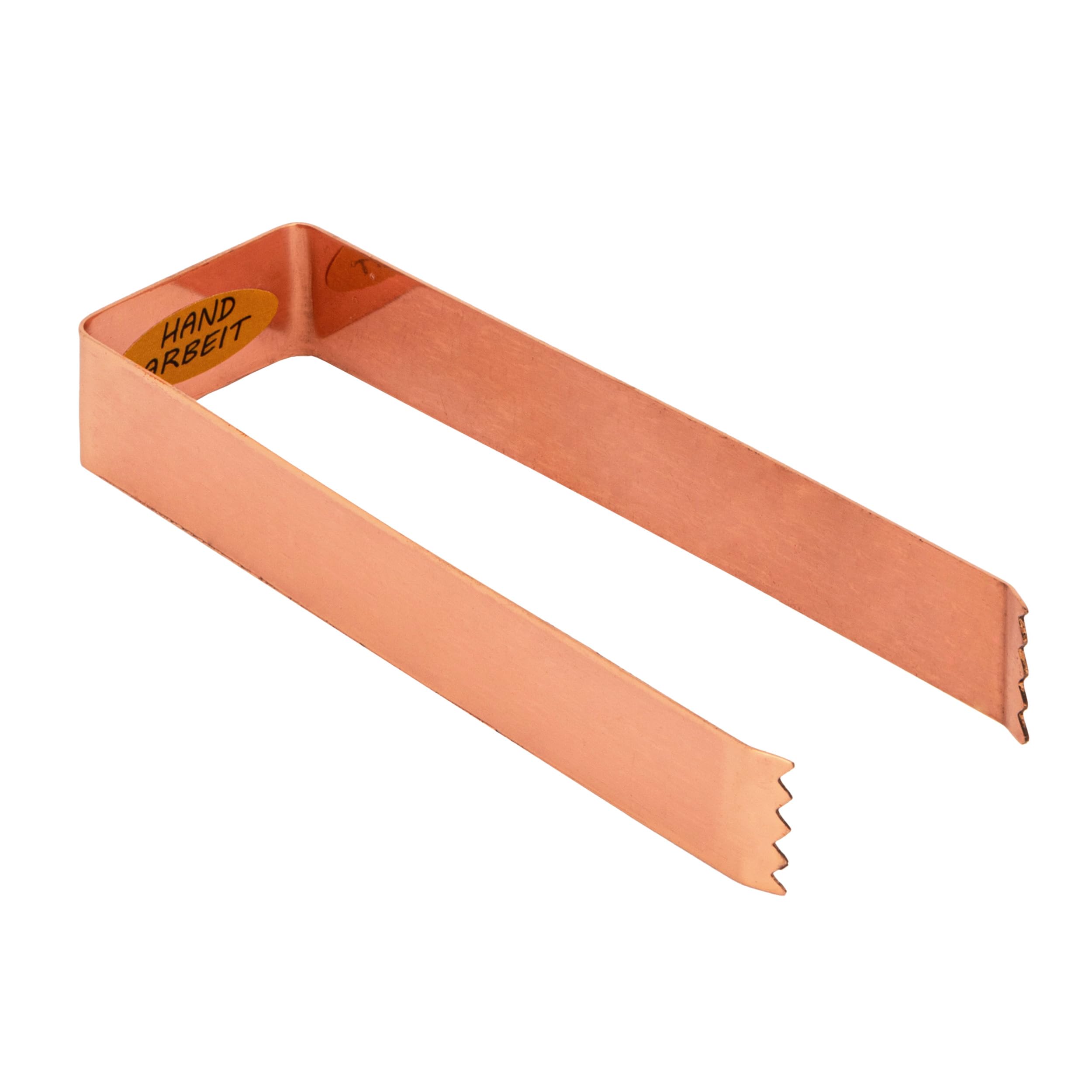 NKlaus 15011 Copper Charcoal Tongs 13 x 4 cm Smoking Accessories for Charcoal Barbecue Tongs Shisha Tongs