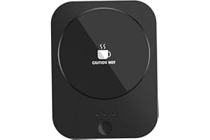 Mug Warmer with USB Cable Charging, Coffee Cup Warmer for Desk, Rechargeable Heated Coaster for Office Home Use