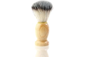 BOBOAR Shaving Cream Brushes for Men,Badger Hair Synthetic Shave Brush with Wooden Handle