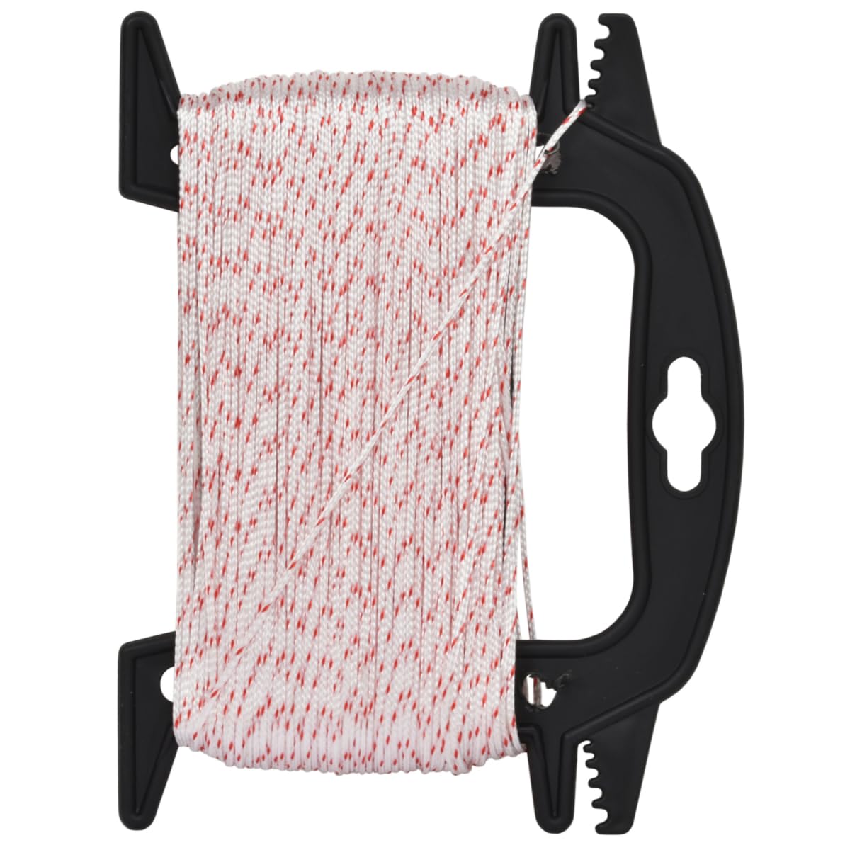 Corderie Italiane 6003458 – 00 Nylon Rope, B/R 1.8 mm, 100 MT with Winder, White/Red