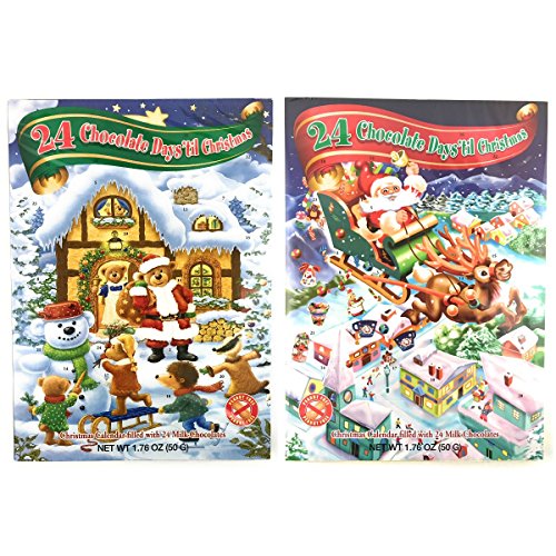 Advent Calendar - 24 Chocolate Days till Christmas Advent Calendar (Winter Wonderland Pack)
