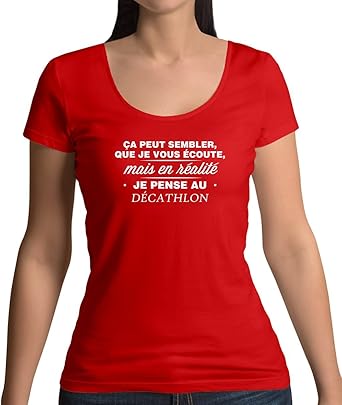 tee shirt rouge decathlon