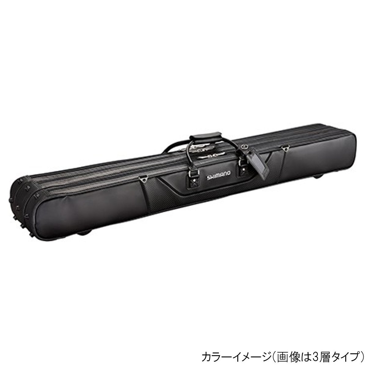 B074hvfz7q シマノ 2層 カーボンブラック へらロッドケースxt ロッドケース Rc 012q ロッドケース バーゲンで