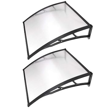 Instahibit 2 Sets 39x39 Window Awning Door Cover Uv Rain Snow Protection Outdoor Patio Canopy One Piece Hollow Sheets Amazon In Home Improvement