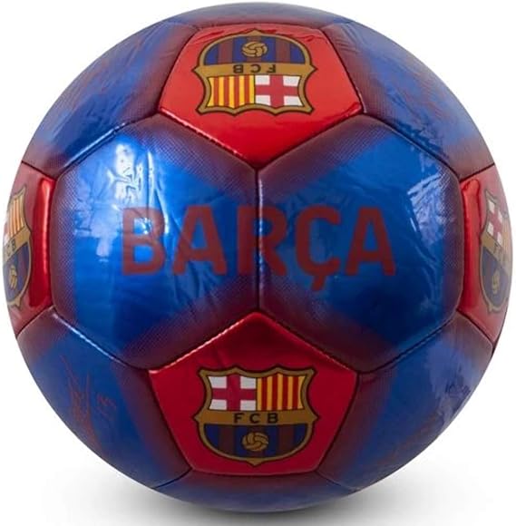 FCB FC Barcelona - Balón de fútbol, Color Azul/Rojo, tamaño Talla ...