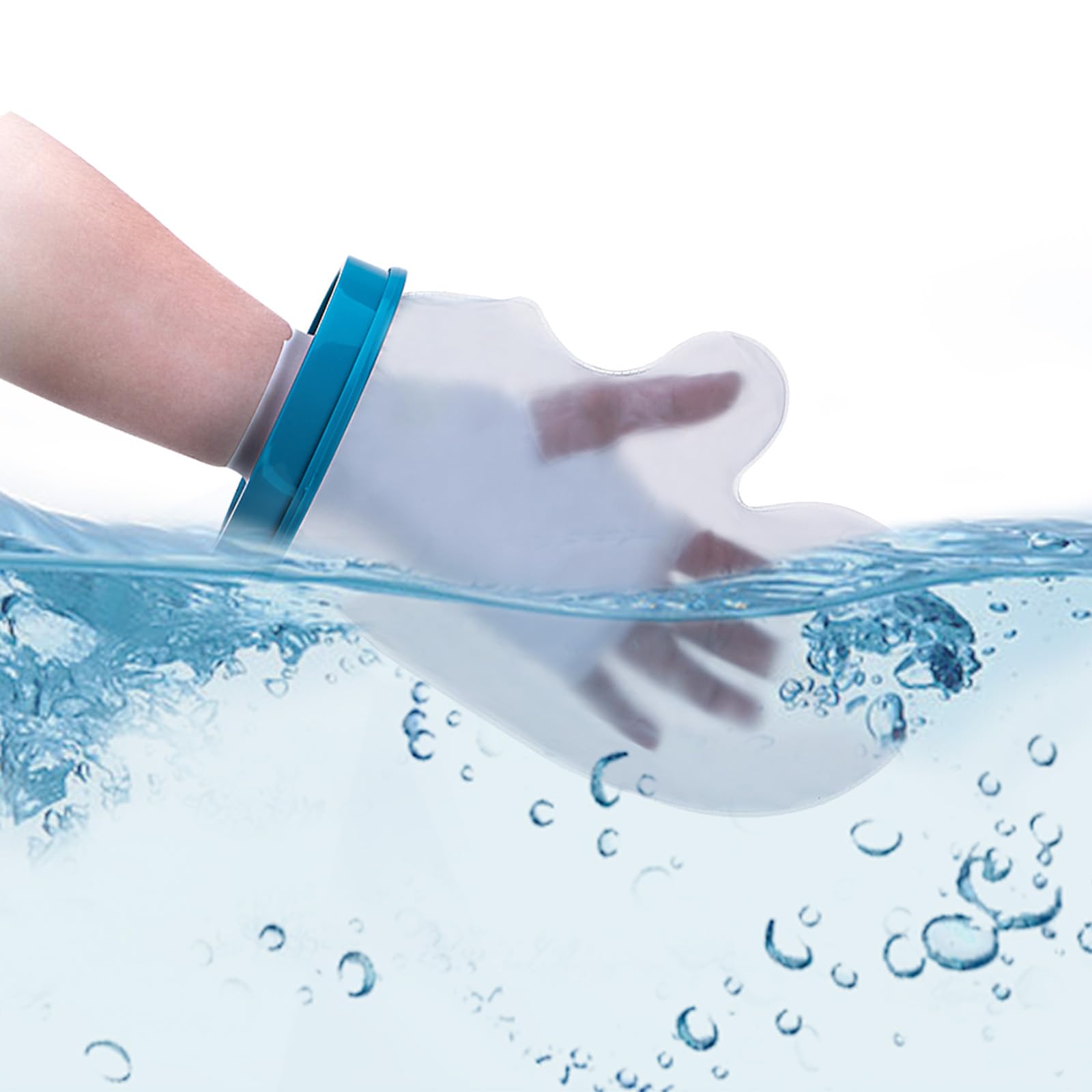 Yowmina Hand Cast Cover, Waterproof Cast Cover for Shower After Surgery, Watertight Seal Cast Bag, Reusable Plaster Cast Bag for Bandages, Dressing, Wound Care Supplies