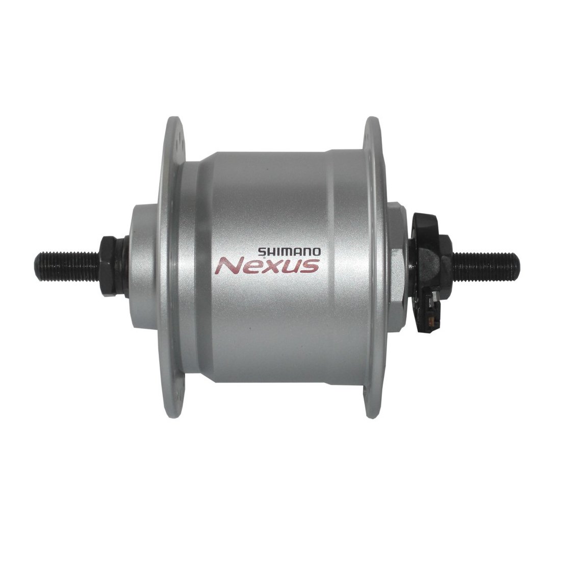 SHIMANO Unisex - Adult DHC3000 Hub Dynamo, Silver, One Size