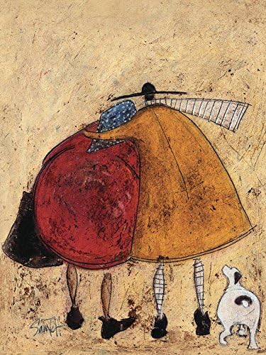 Sam Toft Print on Canvas 30x40cm - Hugs On The Way Home