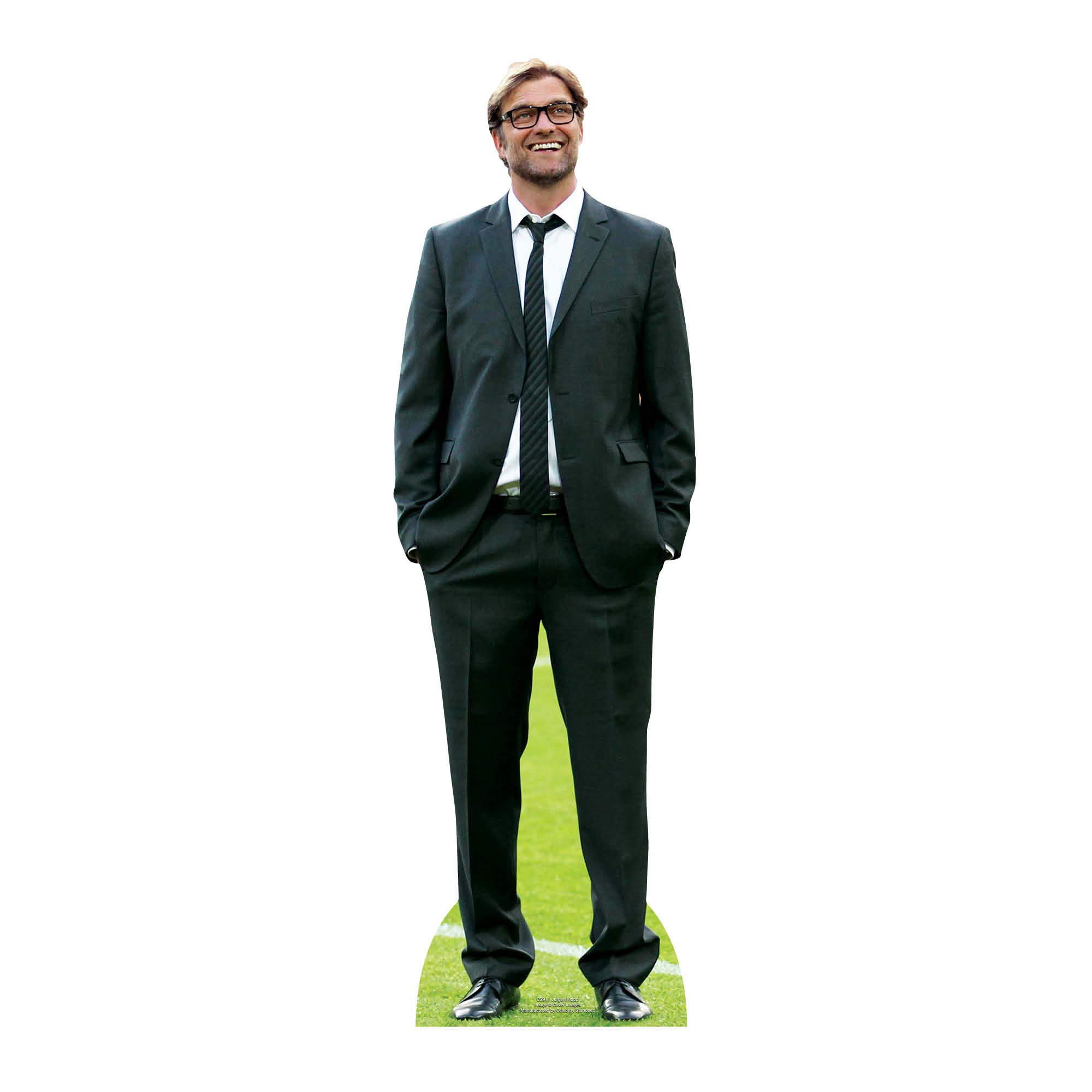 STAR CUTOUTS CS911 Small Cardboard Cutout l Jurgen Klopp Manager l Casual Dress l Football Decoration l Gifts for Fans, Birthdays & Parties, Solid, Multicolour, Regular