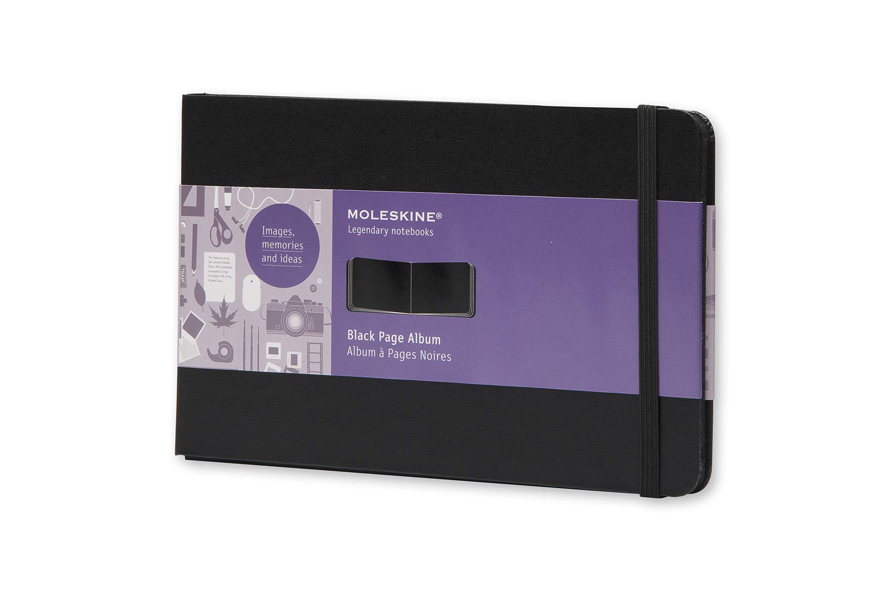 Moleskine Hard Black Page Album Large (Moleskine Classic)