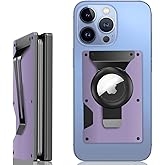 Zeeker for Magnetic Wallet with Airtag Holder & Money Clip for iPhone 16/15/14/13/12 Series,15-Card Holder, Upgrade with iPhone Wallet,RFID Blocking
