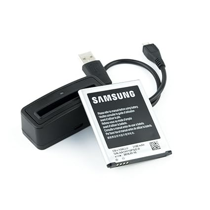 NFE² Akku Ladegerät + Original Akku + Ladekabel 30cm für Samsung Galaxy S3 i9300 Galaxy S3 LTE i9305 i9301 Neo
