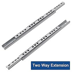 Suiwotin 16 Inch Drawer Slides, Metal Drawer