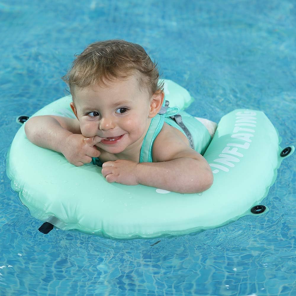 mambo baby swim ring float with canopy