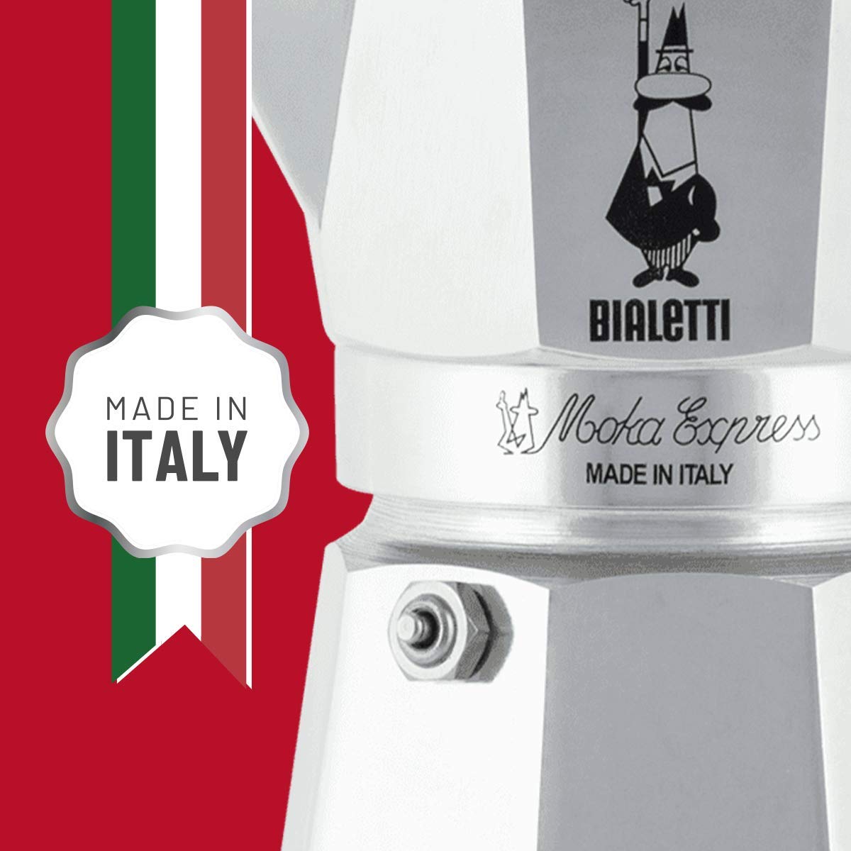 Bialetti Stovetop Moka Express 3 Cups