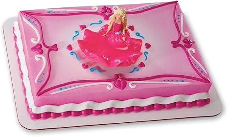 Decopac Barbie Charm Decoset Cake Topper Caucasian Amazon Ca