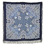 Pavlovoposadskiy Platok Women's Russian Wool Shawl With Wool Fringes Pavlovoposadskiy Platok Women's Russian Wool Shawl With Wool Fringes