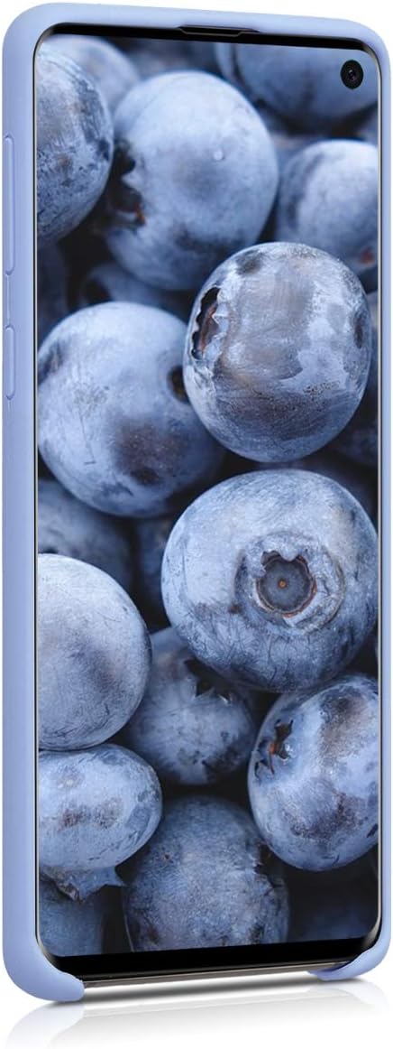 kwmobile Case Compatible with Samsung Galaxy S10 Case - TPU Silicone Phone Cover with Soft Finish - Light Blue Matte - Image 3